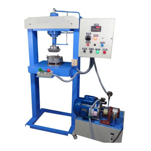 Hydraulic Paper Plate Machine - Aluminium Foil Paper, Max Plate Size 4"-12", Capacity 20000 Pieces/10 Hrs, Semi-Automatic, 1 HP Power