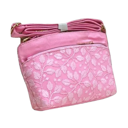 Ladies Pink Sling Bag