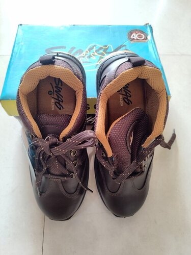 Mens Safety Shoes - Color: Brown