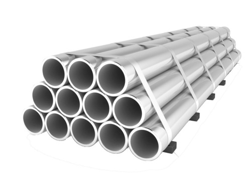 Mild Steel Round Pipe - Fine Finished, Durable Metal Pipe Cap | Long Lasting Welded Alloy, Industrial Grade, Manually Polished, Coated Surface