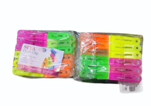 Plastic Cloth Clip - Crack Resistance Plastic, Standard Size | Available in Various Colors, Easy to Use, Durable for Everyday Use