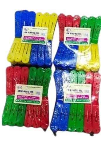 Plastic Garment Clip - Crack Resistant Plastic Standard Size Easy to Use Tested on Various Quality Standards Available in Multiple Colors