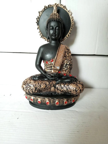 Polyresin Black Buddha Statue