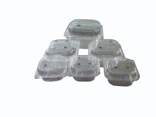 Transparent Strawberry Boxes - 250ml Square Shape Transparent PP Material | Ideal for Storing and Displaying Fruits and Baked Goods