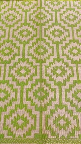 1 mm Polypropylene Mat - Durable Design, Anti-Skid Backed with Latex | Available in Various Colors, Rectangular Shape for Home Use