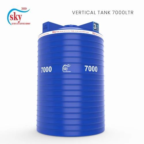 7000 Liter Blue Water Tank