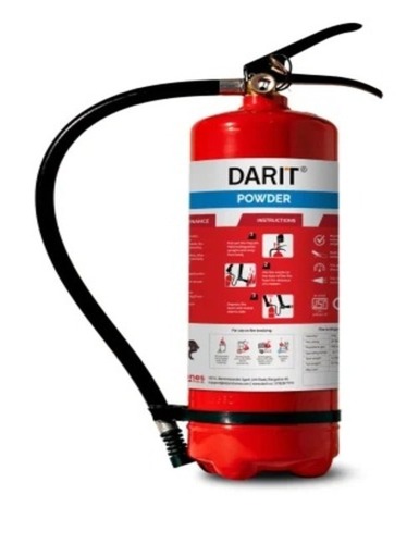 Abc Dry Powder Fire Extinguisher - Mild Steel, Red Color, 4 kg, High Pressure, -30 to +55 Â°C Temperature Range | ISI Certified, Industrial Use