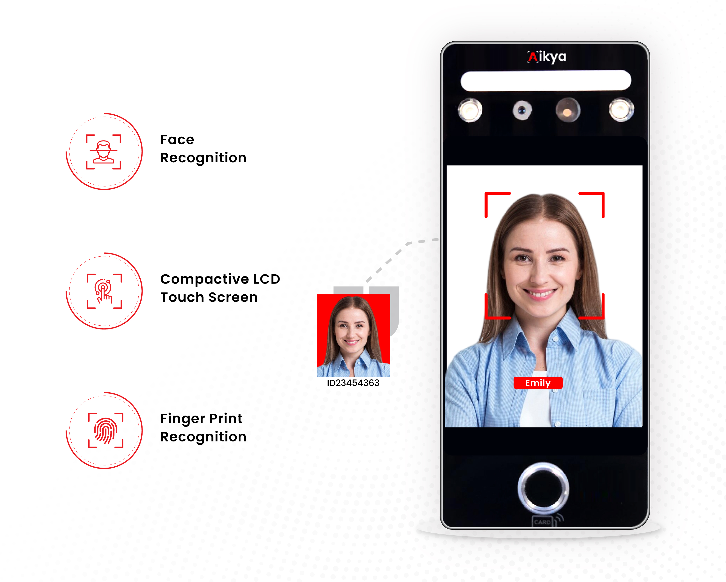 Aikya Face Recognition Attendance & Access Control System 