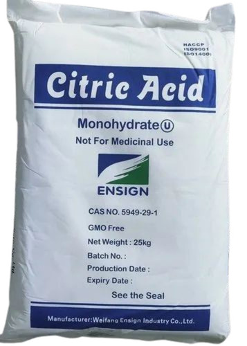 Anhydrous Citric Acid - Boiling Point: 310 Degree C