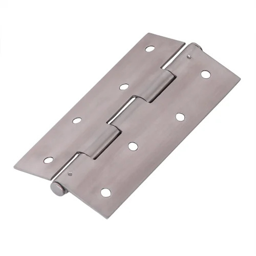 Butt Hinge - Stainless Steel, 6x12 Inch | Metallic Color, Smooth Pivoting Support for Doors