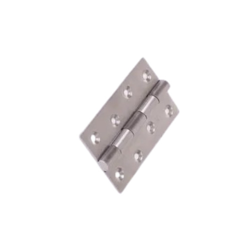 Butt Hinges - 75x13x19 mm | Stainless Steel, Metallic Finish, Smooth Pivoting Support for Cabinets and Lightweight Doors