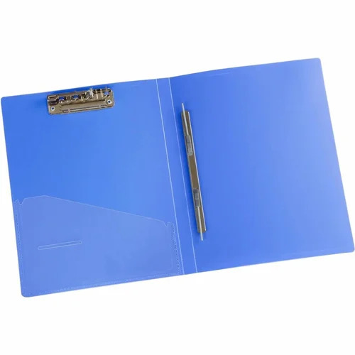 Clip File Folder - Plastic, Standard Size, Rectangular, Plain Design - Durable, Fine Finished, Long Lasting, Ideal For Office And Personal Use