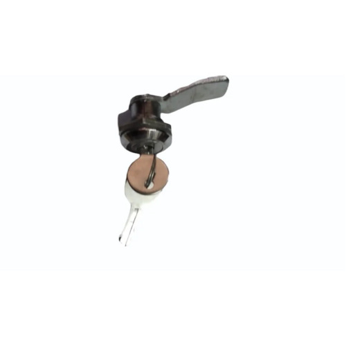 Die Cast Panel Lock with Key Big - Durable Die-Cast Metal, Large Size for Heavy-Duty Panels, Silver Chrome Plating | Secure Key-Operated Locking for Electrical Cabinets