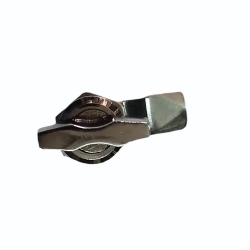 Die Casting Wing Panel Lock - High-Strength Die-Cast Metal, Silver Color, 80 Grams | Wing-Style Design for Easy Operation, Secure and Reliable Locking, Corrosion and Wear Resistant