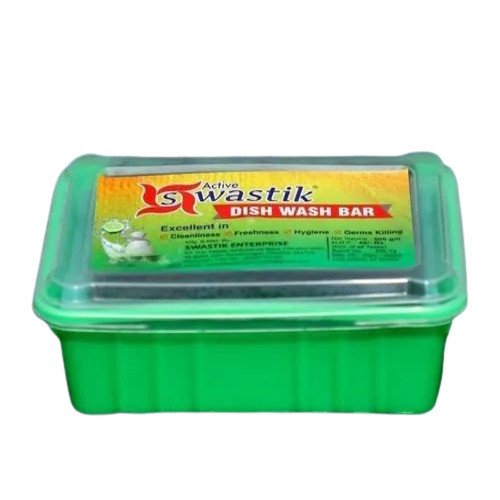 Dish Wash Bar - Solid Form, Custom Size, Green Color | Application: Dish Washing, Shelf Life: 2 Years, Packaged in Box
