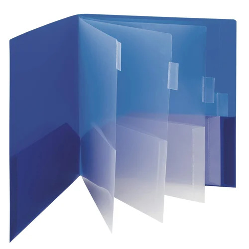 File Folders - Durable Plastic, Rectangular Design | Lightweight, Fine Finished, Very Good Quality, Plain Pattern