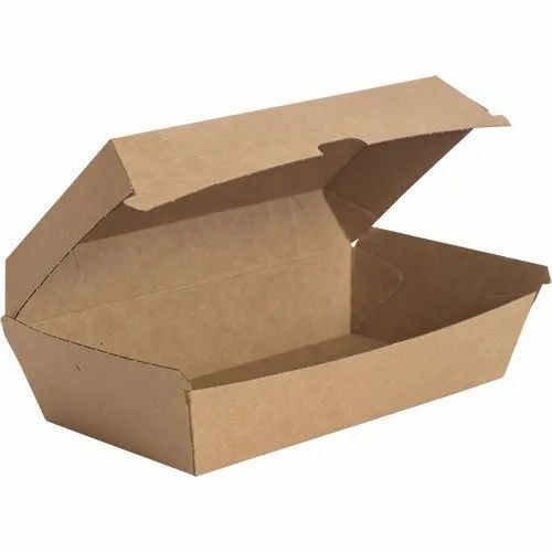 Food Packaging Brown Corrugated Box - 2-9 Ply, 100-300 GSM | Plain Design, Made from Durable Brown Corrugated Paper