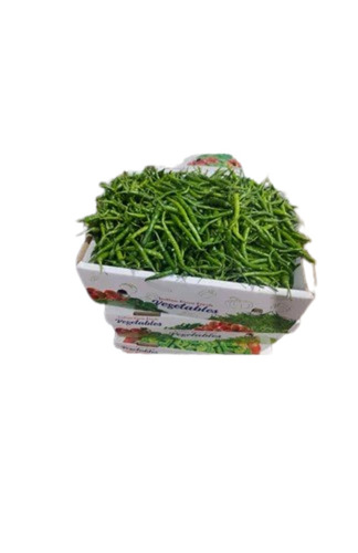 Green Chilly - A Grade Chopped, 5 Kg Carton, Stored in Cool & Dry Place | Fresh, Common Shape, Cooked Style
