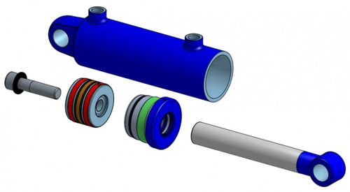 Hydraulic Cylinders - Color: Custom