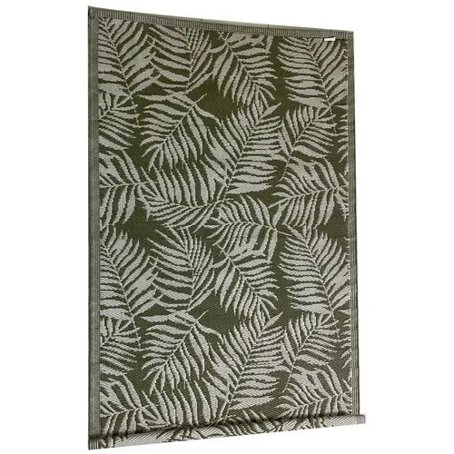 Leaf Printed Polypropylene Mat - Rectangle, Various Colors | Durable, Anti-Slip, Designer Touch, Backed with Anti-Slip Latex