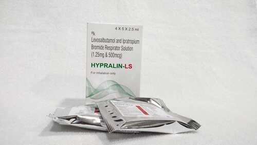 Levosalbutamol 1.25 Mg And Ipratropium Bromide 500 Mcg Respirator Solution