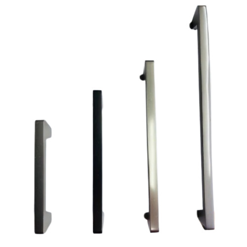 SS Door Handle - Stainless Steel, 96MM Dimension, Silver and Black Color, Available in Sizes 4, 6, 8, 10, 18, 24 Inches | Ideal for Doors