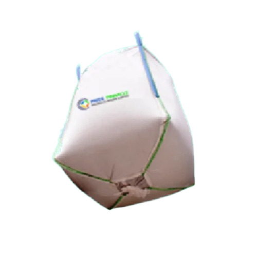 Conical FIBC Bags - 1 Ton Capacity, White Polypropylene, 240cm Height, U4 Corner Loops, Conical Shape with Filling & Discharge Spouts | Pack of 1000