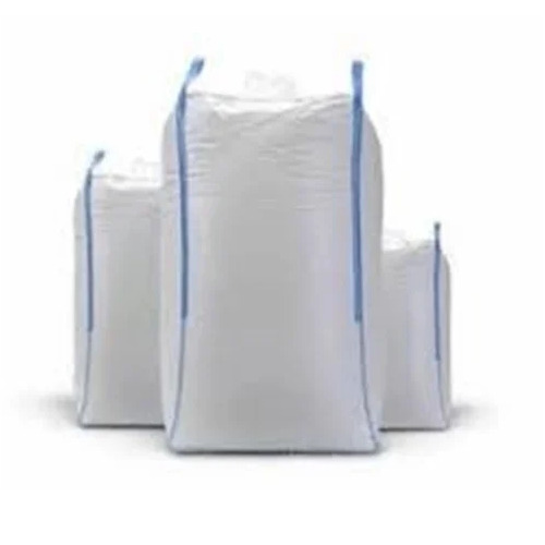 Fibc Bags - Polypropylene, 240cm Height, White, 1 Ton Capacity, U4 Corner Loops, 2mm Thickness, Flexiloop Handle, Plain Pattern