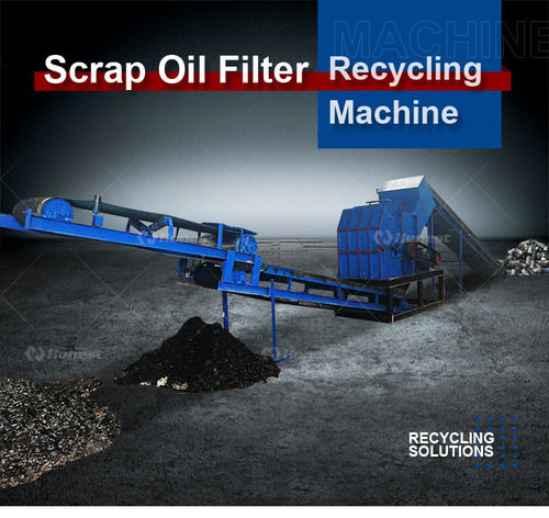 Scrap Oil Filter Recycling Machine