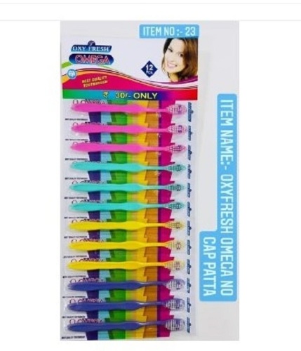 Single Color Soft Plastic Toothbrush