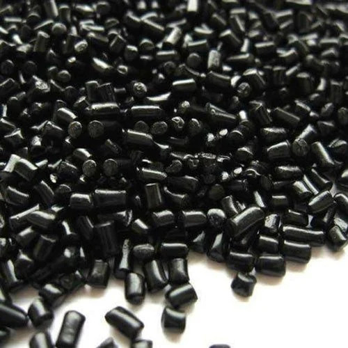 Abs Natural Black Granules - Recycled ABS Material Industrial Grade | Eco-Friendly Black Color for Plastic Industry Applications