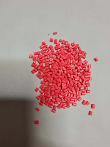 ABS Red Granules - Industrial Grade, Recycled Material | Eco-Friendly Natural Red Color for Plastic Industry Applications