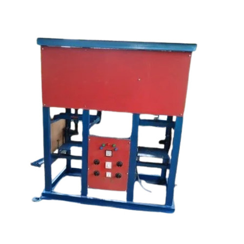 Automatic Double Die Dona and Plate Making Machine - Mild Steel, 1000 Watt Power, Blue and Red Finish | PLC Control, 240 Volt, Fully Automatic Operation