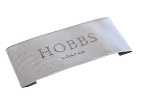 Computerized Woven Labels - Cotton, 200 Pieces Per Bag | White Color, Suitable for Garments