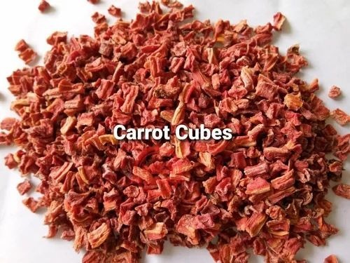Dehydrated Carrot Cube - A Grade, Loose, 100% Pure, Organic | Chopped Style, 6-Month Shelf Life, Perfect for Cooking