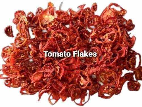 Dehydrated Tomato Flakes - Chopped, Red Color, A Grade Quality | Organic, Dried, 6 Months Shelf Life, Ideal for Cooking