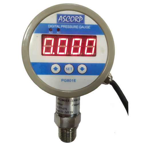 Digital Pressure Gauge - Color: Silver