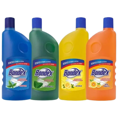 Floor Cleaner - Liquid Form in 500ml, 1L, 5L Sizes | Plastic Material, Multicolor, Long Shelf Life, Gives Shining Finish