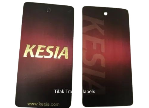 Garment Hang Tags - Paper Material, Customised Packet Design, Multicolor Options for Garment Labeling