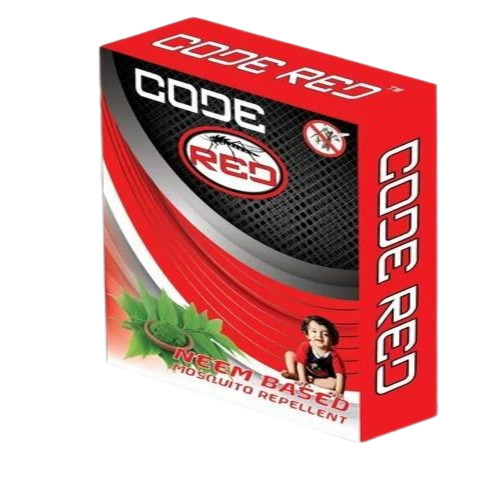 Herbal Mosquito Repellent - Neem Fragrance, 10 Pcs/Box | Attractive Design for Home Use