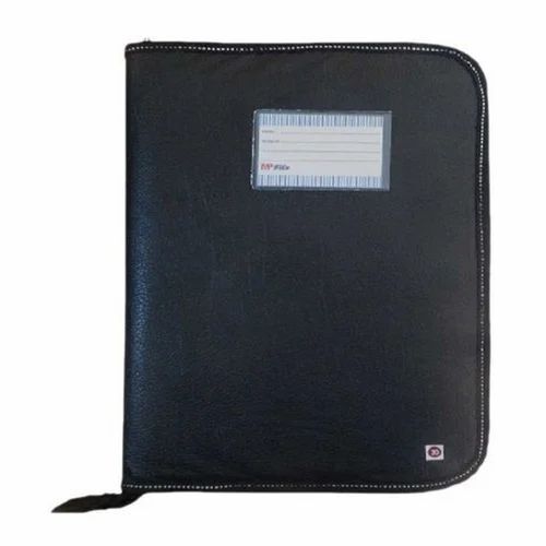 Leather Multiple Strips File Folder