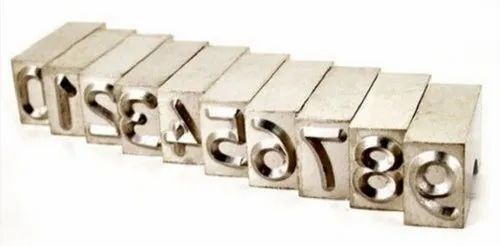 Letter And Number Punch - Stainless Steel, 2 mm Tip Size, 25 MM Length, Silver Color, New Condition 