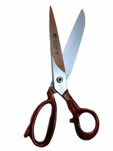 Professional Tailor Kandar Scissors - 10 Inch Rubber Handle, Durable & Long Lasting | 6 Months Warranty