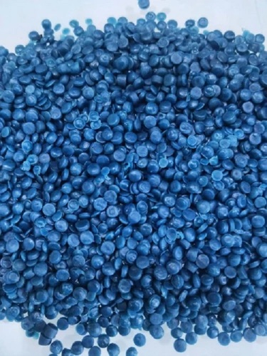 Virgin HDPE Granules - Recycled Industrial Grade Blue Virgin HDPE Granules | Eco-Friendly Material, Ideal for Plastic Industry Applications