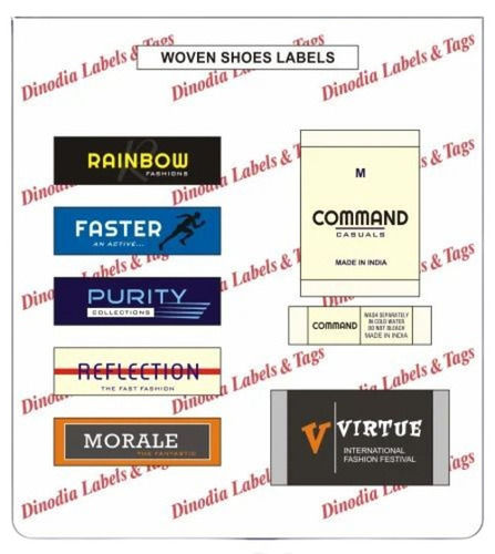 Woven Shoes Label