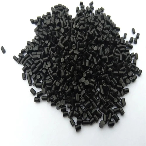 Black Nylon 66 Granules - Recycled Industrial Grade, Eco-Friendly Black Color | Nylon Type with Sustainable Material Feature