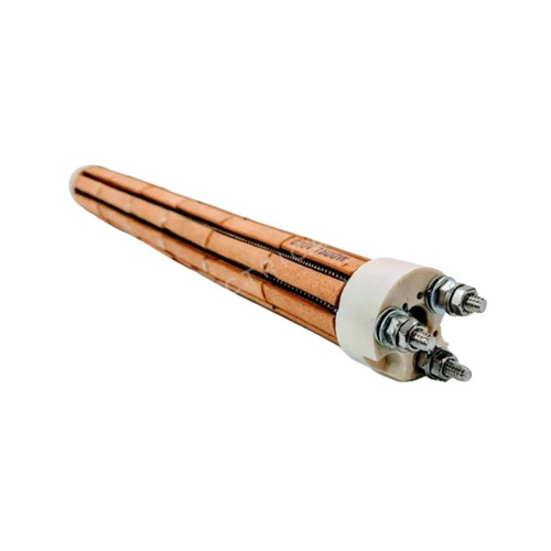 Ceramic Porcelain Heating Element - Custom Wattage, 1-year Warranty | Round Shape, Brown & White Color, Ideal For Water Baths/furnace Oil