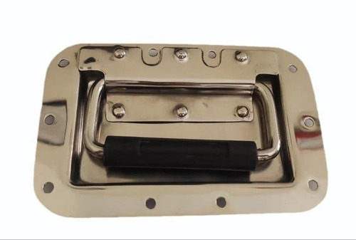 Chest Handle - SS 316, 6.5" x 5.5" Rectangular Size | Foldable Design, Durable Finish