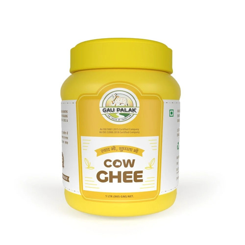 Cow Ghee - 100% Pure Liquid, Premium Quality - Preservative-Free, Nutrition Enriched, Rich Source of Calcium, Potassium, Vitamins, Minerals, and Proteins