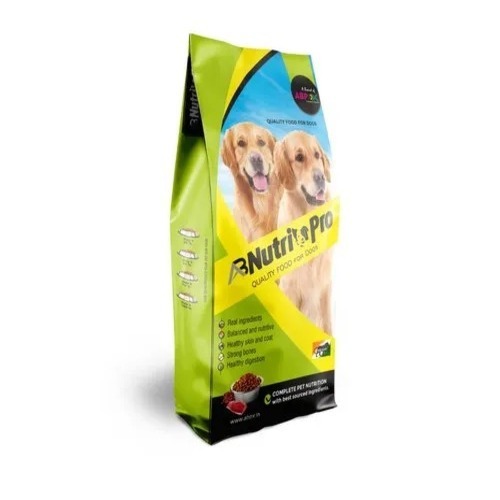 Dog Food 1.2 Kg - Plastic Packet, Dried Type | Ideal for Dogs, 1.2 kg Size, Suitable for Pet Food Applications